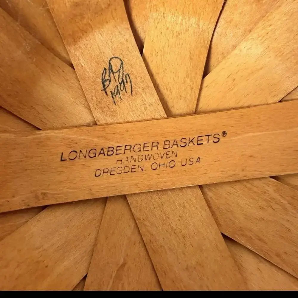 Longaberger woven wood